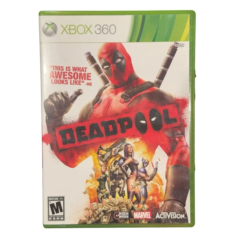 Deadpool Xbox 360 Case (CASE ONLY/NO DISC)